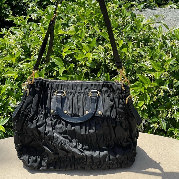 Prada Tessuto Gaufre Satchel- Black - Picture 7 of 12